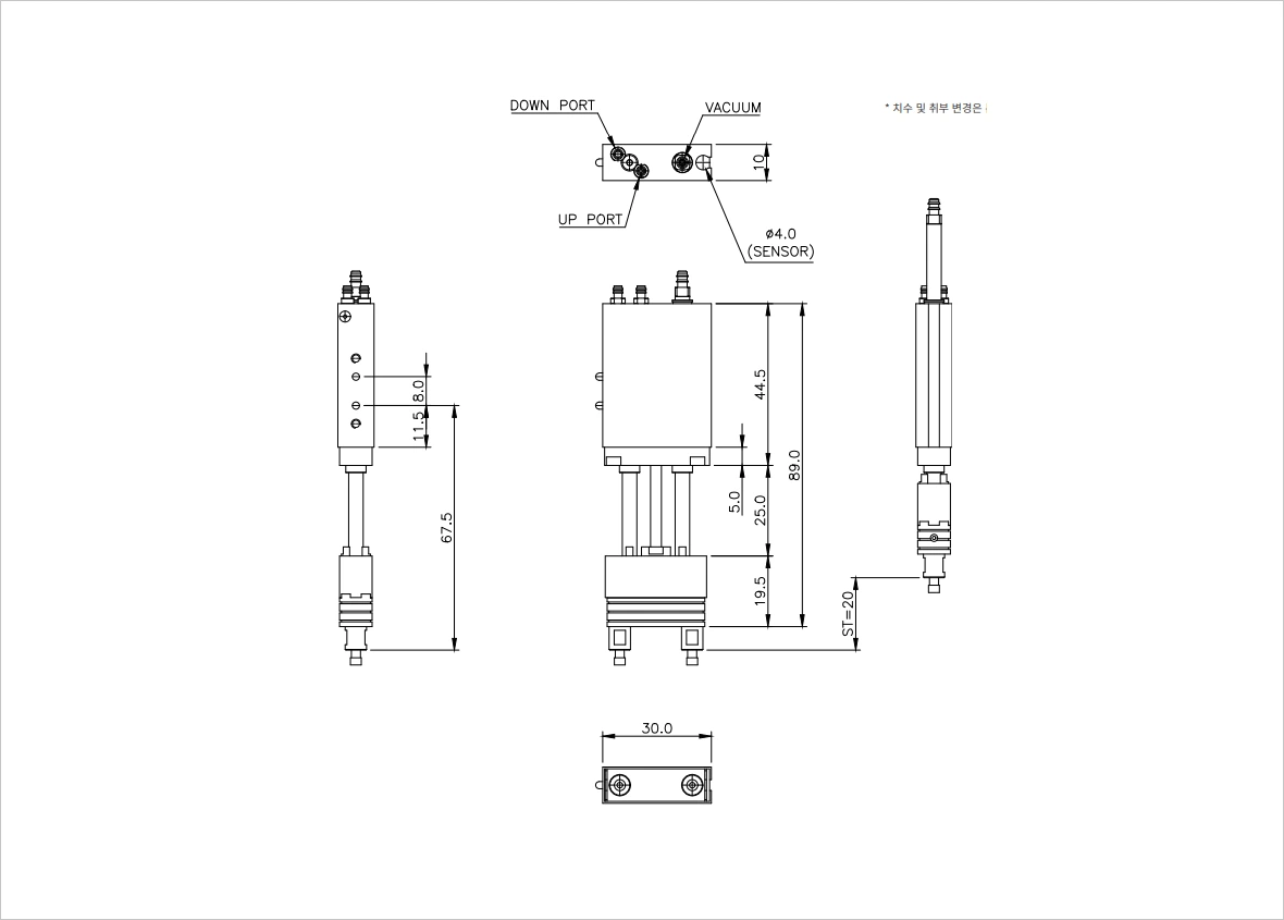 Magnet one-touch Picker cylinder