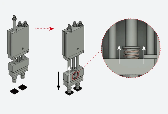 Magnet one-touch Picker cylinder