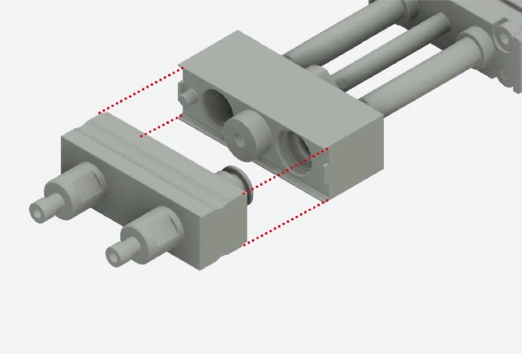 Magnet one-touch Picker cylinder