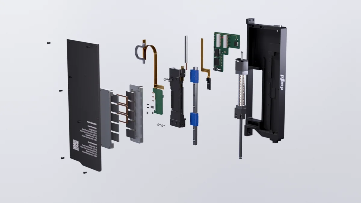 PSMP product video · exploded module view